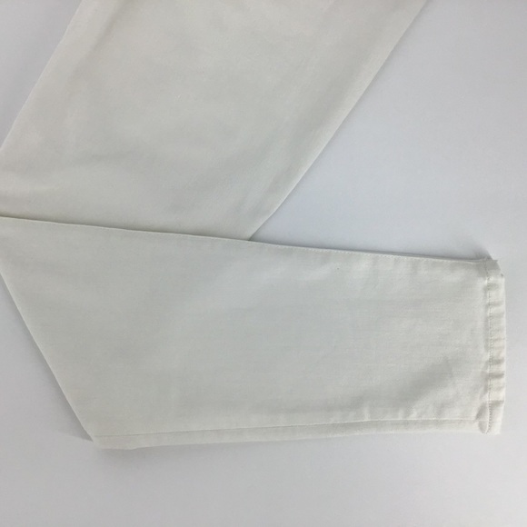 Cabi White Curvy Zip Skinny Jeans, #5317, Size 8 - Picture 9 of 16